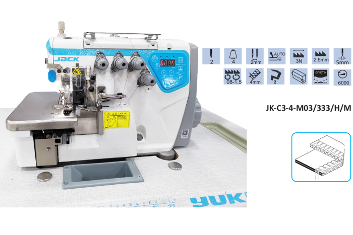 Jack JK-C3-4-M03/333 Akıllı Overlok Makinesi